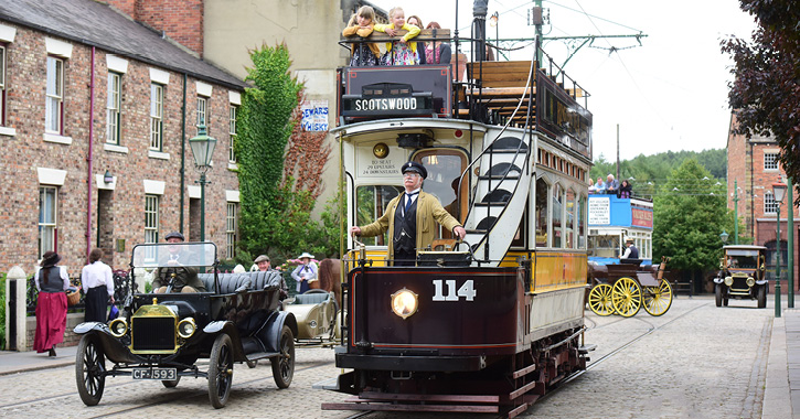 Transport through time at Beamish Museum 